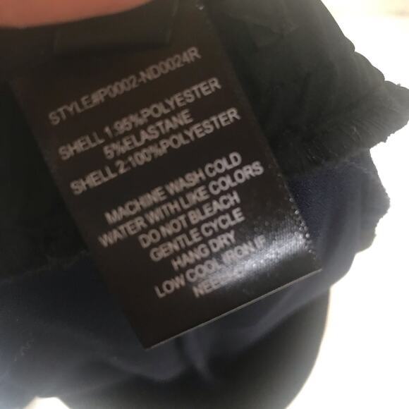 Sanctuary Blue Black Pull On Polyester Pants Women’s Size Small - Picture 7 of 7